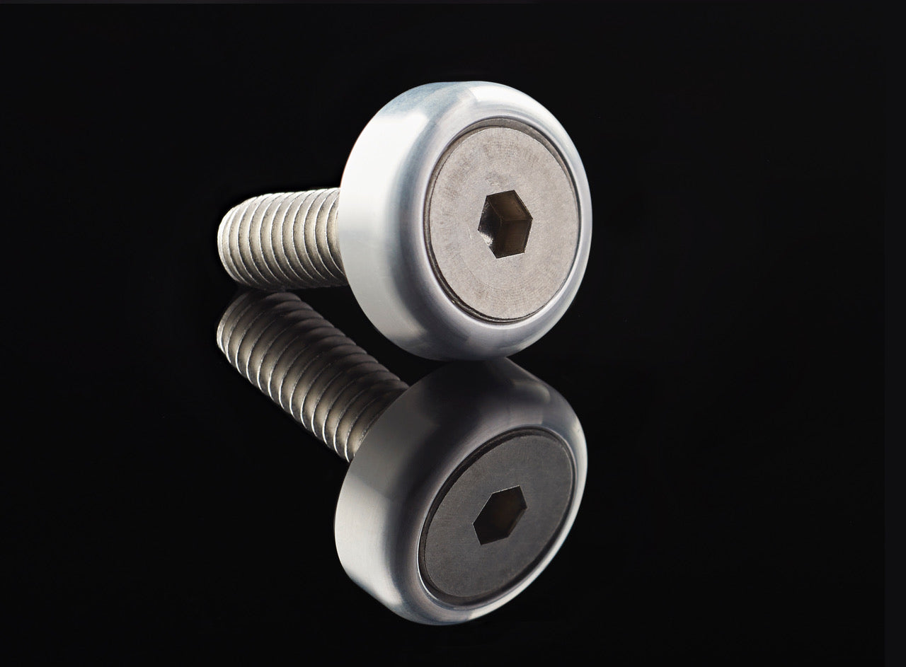 Billet Aluminium Fender Washer and ss Bolt Button head and countersink style - 10 Pack