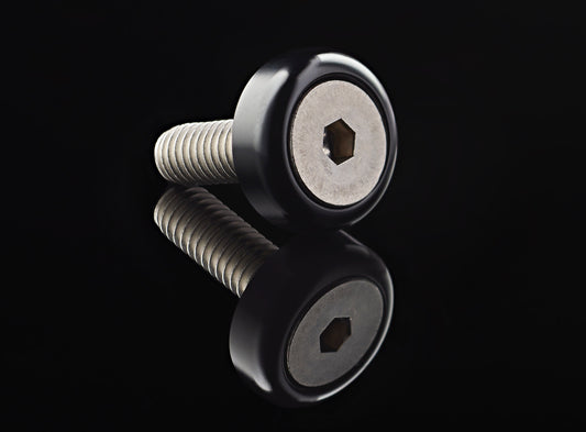 Billet Aluminium Fender Washer and ss Bolt Button head and countersink style - 10 Pack