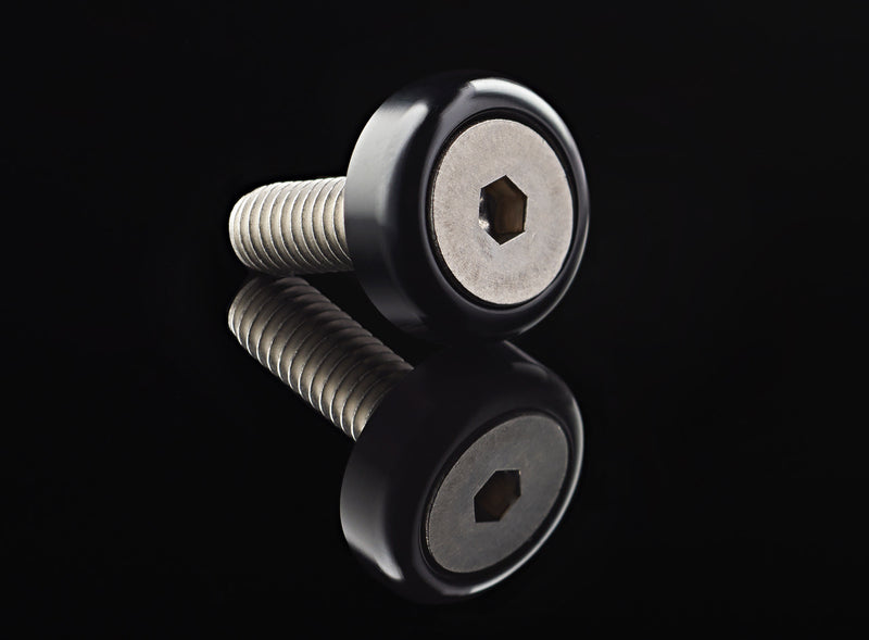 Billet Aluminium Fender Washer and ss Bolt Button head and countersink style - 10 Pack