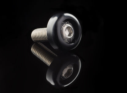 Billet Aluminium Fender Washer and ss Bolt Button head and countersink style - 10 Pack